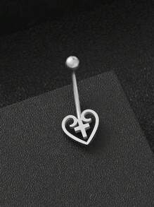 17 件简约不锈钢肚脐环、肚脐环肚脐首饰 - 多樣化肚釘 - 查看 6