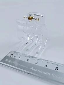 Juego de 6 mini pinzas para el cabello multicolor para mujeres, adecuadas para vestir a diario, simples y versátiles - Multicolor - Ver 7