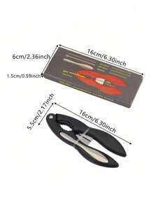 4 pièces/set, Outil de crabe, aiguille de crabe, aiguille de fruits de mer, cuillère de crabe, outils de fruits de mer, cassecrabes, fruits de mer pour homard, crabe, écrevisse, crevettes, couteau éplucheur de crustacés, accessoires de cuisine