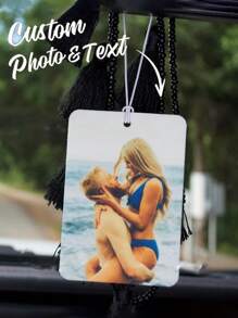 Picture Air Freshener Car Fragrance Custom Car Freshener Personalized Car Accessories Cute Car Air Freshener Gift Birthday Graduation, Multifunctional, Mildew-Proof, Decorative, Reusable, Exquisite, High Quality, Warm Ambience, Autumn Home Refresh, Scandinavian Cozy Home, Home Harmony - Multicolor - View 1