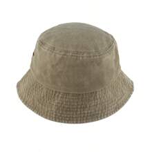 Sombrero cubo oversize lavado para hombres y mujeres, sombrero de playa de verano ligero de poliéster empaquetable, sombrero retro para exteriores