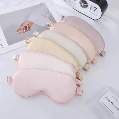 Double-Sided Faux Silk Breathable Sleep Mask, Multi-Color Gift Packaging, Sleep Mask For Nap, Sleeping,School,Back To School,Travel,Travel Essentials,Home Essentials,Eye Mask,Sleep Mask