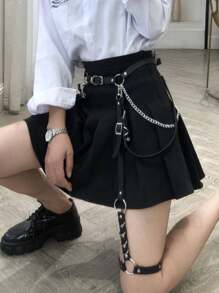 1pc Gothic Style Decorative Chain Waist Belt Dress, Fashionable & Versatile, Suitable For Holidays, Parties, Performances, Valentine's Day Gift, Daily & Festive Occasions