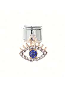 1pc Animal Flower Lipstick Pendant Modular DIY Daily Couple Fashion Stainless Steel Elastic Bracelet Accessory - Multicolor - View 13