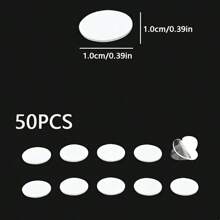 50 Stücke/100 Stücke/200 Stücke transparente, rückstandsfreie Klebeetiketten, 20 mm/10 mm runde doppelseitige Klebebänder, geeignet für Autoaccessoires, Heimdekoration, Blumen zum Muttertag, personalisierte Geschenke für Mutter, Last-Minute-Geschenke, Muttertagsideen, Geschenke zum Muttertag, handgemachte Karten für Mama, die besten Muttertagsgeschenke unter 50 USD