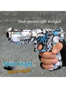 Juguete pistola de balas suaves de tiro rápido automático 2025, expulsión mecánica, modelo réplica, regalo para niños, cumpleaños, Pascua, festividades