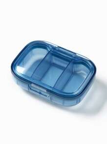 4 件/1 件迷你药丸储存盒 - 超紧凑，3 个隔层，防尘，药物管理，易于日常服用 - 便携轻巧的设计，适合旅行或家庭使用