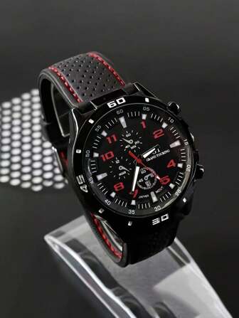 Popular Vintage Casual Fashion Quartz Wristwatch, Leather Band For Teenagers And Business Boy