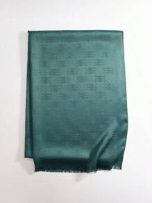 1pc Elegant Patterned Blend Headscarf For Women, Versatile Fashionable Hijab/Scarf/Shawl For All Seasons