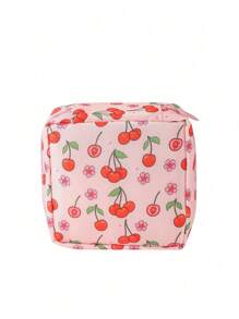 Sanitary Napkin Storage Bag, Portable Cosmetic Lipstick Bag, Cosmetic Lipstick Bag, Large Capacity Waterproof Cartoon Design, Coin Purse, Girl Cash Bag, Waterproof Cloth For Storage Of Sanitary Napkins And Pads, School Supplies Travel Necessities Makeup Bag, Holiday Necessities Makeup Bag, Makeup Bag, Makeup Bag, Makeup Storage, Travel Headset Replacement Storage Bag, Bedroom Accessories, Are Necessities For Girls To Go Out Makeup Travel Toiletry Organizer Essentials Gifts Storage Zipper Accessories Nail