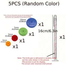 5 chiếc Bánh xe quét chắp vá Đường quét thợ may Vòng tròn Đường may Bộ phận thợ may & Hạt gạo nhựa Dao tiện ích. Bút chì vĩnh cửu, Bộ dụng cụ may, Bút chì vượt thời gian để phác thảo, vẽ, Đồ dùng học tập, Bút cắt chính xác bằng thép vonfram, Công cụ thủ công chần bông theo dõi cho các dự án tự làm, tác phẩm nghệ thuật & cắt giấy (Dụng cụ cầm tay/Máy cắt khuôn cầm tay) - Màu be - Xem 12