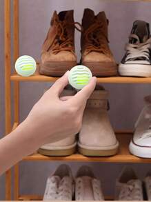 12个/6个鞋子除臭球：天然除臭，保持鞋子清新！使用我们有效的鞋子除臭球，告别难闻的鞋子气味。这些除臭球采用天然成分制成，可中和难闻的气味，且不含刺激性化学物质。 - 彩色 - 查看 4