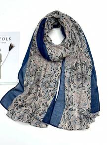 Lightweight Breathable Fringe Poncho Scarf, Elegant Wrap Shawl Fashionable Bohemian Lady Silk Scarf, Bright Color For Women, Spring/Summer, Versatile For Outdoor, Beach, Head Wrap - Multicolor - View 2