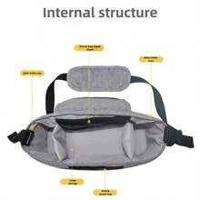 Baby Stroller Hook Bag; Multi-Functional Hook For Baby Carriage; Storage Bag For Bb Car; Universal Storage Basket - Multicolor - View 4