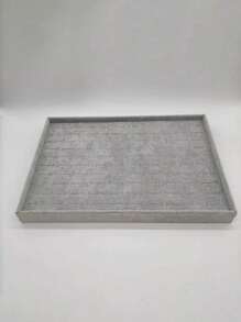 珠宝展示架托盘，用于戒指、项链、手镯和耳环返校 - 灰色 - 查看 18