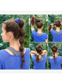 500/1000/2000 chiếc Dây buộc tóc cao su nhiều màu sắc, Dây buộc tóc mini trong suốt, Mềm mại & Co giãn, Có thể tái sử dụng cho hàng ngày, thể thao & du lịch, Nhỏ gọn & Dễ mang theo, Dây buộc tóc, Dây buộc tóc đuôi ngựa, Phụ kiện tóc bằng cao su, Phụ kiện làm đẹp tại nhà - Đen và trắng - Xem 10