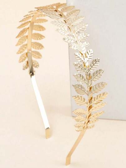 1/2/3pcs Metal 3D Leaf Shape Hair Clip, Golden Hair Hoop Suitable For Bride, Parties, Festivals Hair Accessory, Hair Accessories For Women, Fall, Travel, Hair Tools, Accessories Women, Hair Stuff, Fall, Hair Accessories Women, Hair Tools, Hair Stuff, Stuff, Beauty Accessories, Gifts, Travel, Gifts For Women, Hair Stuff, Stocking Stuffers