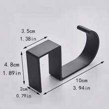 5 字形桌边挂钩学生办公室挂包侧面可拆卸办公室手提包支架桌钩办公室收纳架 - 彩色 - 查看 5