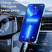 Car Phone Holder 2025 Upgraded Car Vent Phone Holder Clip Cell Phone Car Hands-Free Holder Truck Mount Vent Cradle Compatible With Iphone 16 Android, Black
