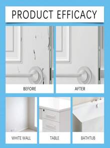 1/2pcs Multifunctional Repair Paint, Waterproof Bathroom Renovation Cover Scratch Defect Repair Wall Multipurpose Paint