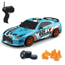 2.4G 高速漂移遥控车四驱玩具遥控 AE86 模型 GTR 赛车儿童玩具圣诞礼物男孩女孩 - 彩色 - 查看 4