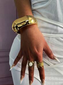 1Pc Cuff Bracelets,Gold Bangles,Wide Bangles, Chunky Bracelet, Bracelet Set, Wide Bracelet, Bracelet For Women,Gift For Her