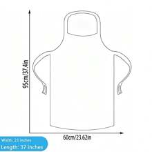 50pcs Disposable Transparent Plastic Waterproof Aprons, Independent Packaging, For Cooking, Service, Painting, Picnic