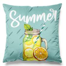 Lato Nowa Świeża Mała Poszewka na Poduszkę Cyfrowy Druk Wakacyjny Dom Salon Sofa Poszewka na Poduszkę Poszewka na Poduszkę