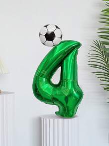 32 Inch Green Digital Football Balloon Kit Suitable For Birthday Decorations, Party Balloons, Easter Gifts - Multicolor - View 18