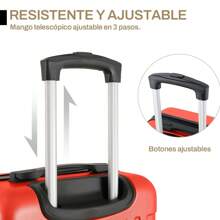 Luggage Sets - Red - View 6