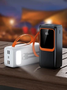 Portable Charger Power Bank 30000mah PD 66W Fast Charging - trắng - Xem 6