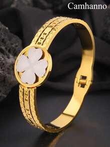 Camhanno 1 件豪华不锈钢男女通用时尚配饰，彰显独特风格，送给男朋友的完美礼物 - 彩色 - 查看 11