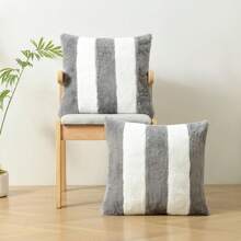 1 Stück/2 Stücke einfarbige Kissenbezüge ohne Füllung, Stoffkissenbezug, für Wohnzimmer Sofa