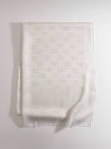 1pc Elegant Patterned Blend Headscarf For Women, Versatile Fashionable Hijab/Scarf/Shawl For All Seasons