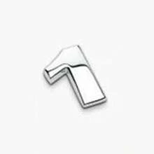 Zinc Alloy, Solid Metal Letters, Car 3D Letters, Car Stickers, English Letters, Car Logos, Alphanumerics - Silver - View 38