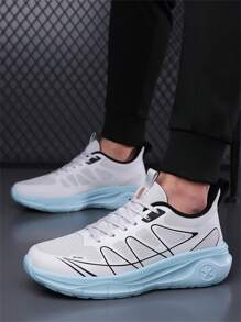 New Breathable Running Shoes, Non-Slip Casual Sports Sneakers, Lightweight Men's Shoes Providing More Comfortable Wearing Experience, Suitable For Any Occasion