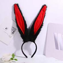 1pc Millennium Bunny Ear Headband, Cute Sexy Plush Rabbit Ear Hair Clip Hairband, Cosplay Easter Headpiece