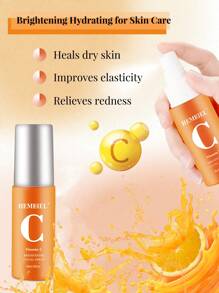 HEMEIEL Vitamin C & Collagen Moisturizing And Brightening Facial Spray,Repairs Dry Skin,Vitamin C & Collagen Face Toner For Relieves Redness And Itching Due To Dryness