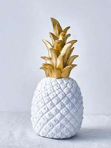 1 Stück Ananas-förmige Simulation Frucht Dekoration, geeignet für Heim-Dekoration, Schlafzimmer-Dekoration, Büro und Studenten, das beste Halloween- und Weihnachtsgeschenk