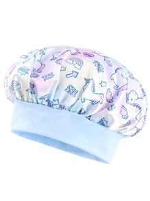 Bonnet de sommeil personnalisé pour bébé, bonnet de sommeil satiné avec imprimé de dessin animé mignon pour enfants, bonnet rond à large bord élastique protégeant les cheveux, doux et élastique, parfait pour les garçons, les filles, les anniversaires et l'usage quotidien, multifonctionnel, ornemental, lettrage, élégant, moderne, coloré, mignon, adorable, décontracté, doux, personnalisé, personnalisé, unique, personnalisé, cadeaux pour bébé, cadeaux idéaux pour lui, cadeaux idéaux pour elle, fils, fille