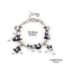 Sanrio 1 pièce Set de bandana et bracelet à breloques Kuromi et Mélodie magique de Sanrio