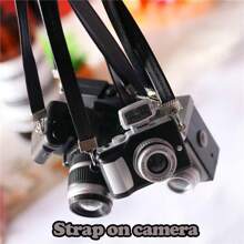 حزام كاميرا لدمية مفصلية من 346 مفصل، تصميم بسيط معلق على الجسم (للزي الدمية ، هدية المهرجان)