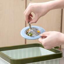 4 片装硅胶厨房水槽过滤器，柔韧硅胶厨房水槽沥水器。防堵塞过滤器，有效过滤食物残渣。最大直径 4.3 英寸。厨房用品 厨房配件 厨房工具 - 顏色隨機 - 查看 5