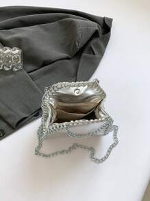 New Fashionable Silver Shoulder Bag For Women