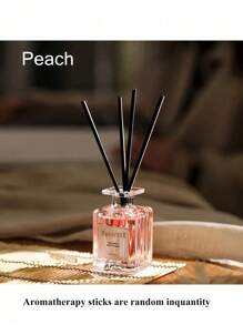 1pc Romantic Aromatherapy, 1.69oz Rattan Essential Oil, Quantity/Color Random Aromatherapy Sticks, Lavender, Peach Ebonwood Agarwood,Home Bedroom Air Freshener, Reed Diffuser, Office Home, Deodorizing Essential Oil Ornaments, Aromatherapy Gift For Your Girlfriend, 2 Types Of Labels Are Shipped Randomly