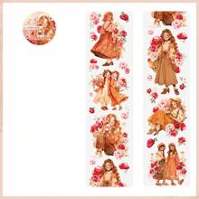 2m PET Decorative Tape, Multipurpose Decorative Sticker, Cute Summer Girls Tape - Multicolor - View 9