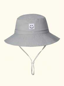2pcs Baby Sun Hat Smile Face Toddler Boys Girls Bucket Hat UPF 50+ Sun Ion - 2PS - View 6