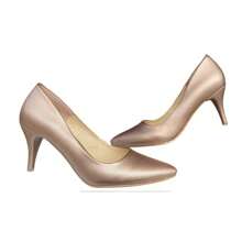 zapatillas stilettos de dama en temporada - Dorado - Ver 4
