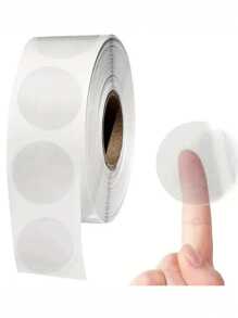 500pcs/Roll Clear Round Sticker Seals For Gift Packaging, Transparent 0.98 Inch Label - Multicolor - View 8