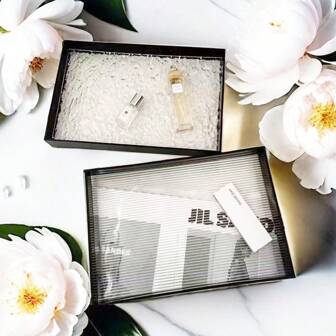 1 件亚克力透明水波条纹托盘，家居装饰，适用于厨房、客厅、珠宝